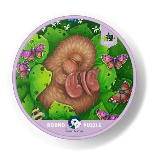 Kiwi Dreams 100 Piece Round Puzzle - by Kat Quin
