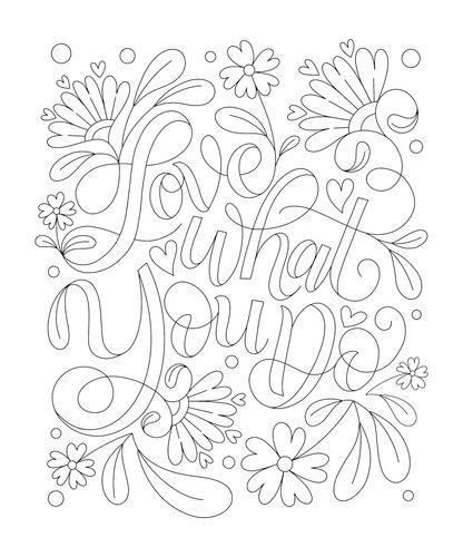 Modern Folk Art Coloring Book - by Dawn Nicole Warnaar - Paperback