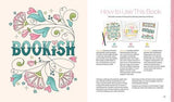 The Bibliophiles Coloring and Lettering Book - by Dawn Warnaar - Paperback