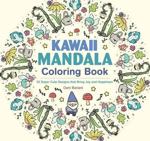 Kawaii Mandala Coloring Book - by Dani Banani - Paperback