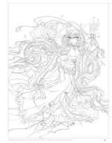 Magnificent Manga Coloring Book - by Sara Stedner - Paperback