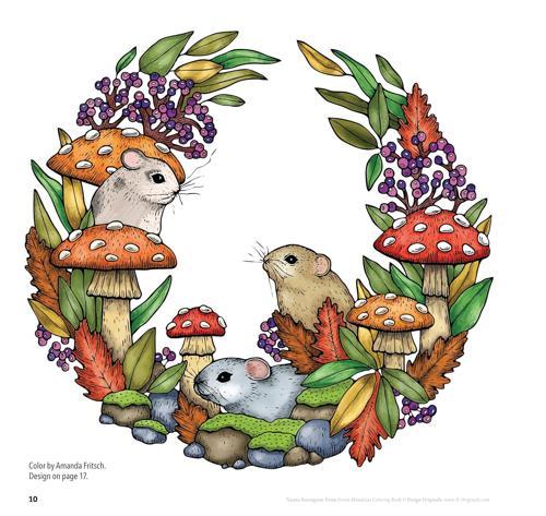 Forest Mandalas Coloring Book - by Nanna Rosengren - Paperback