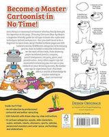 Drawing Cartoons Step By Step - Art Book - by Jerry King - Paperback