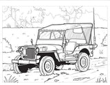 Amazing Adventures Jeep Coloring & Activity Book - by D L Miller - Paperback