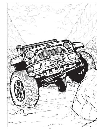 Amazing Adventures Jeep Coloring & Activity Book - by D L Miller - Paperback