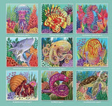 Spectacular Ocean Creatures Coloring Book - by Veronica Hue - Paperback