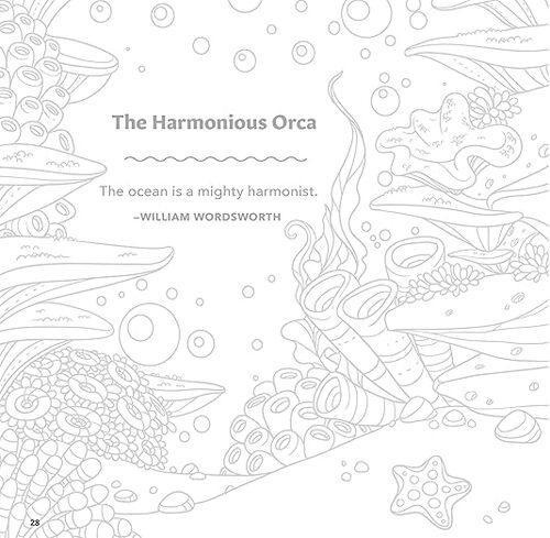 Spectacular Ocean Creatures Coloring Book - by Veronica Hue - Paperback