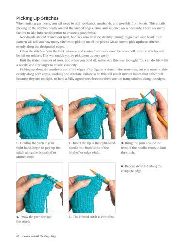 Learn to Knit the Easy Way - Craft Book - by Val Pierce - Paperback
