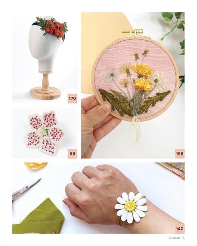 3D Botanical Embroidery and Stumpwork - Craft Book - by Melissa Galbraith