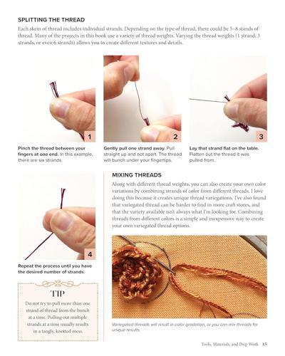 3D Botanical Embroidery and Stumpwork - Craft Book - by Melissa Galbraith