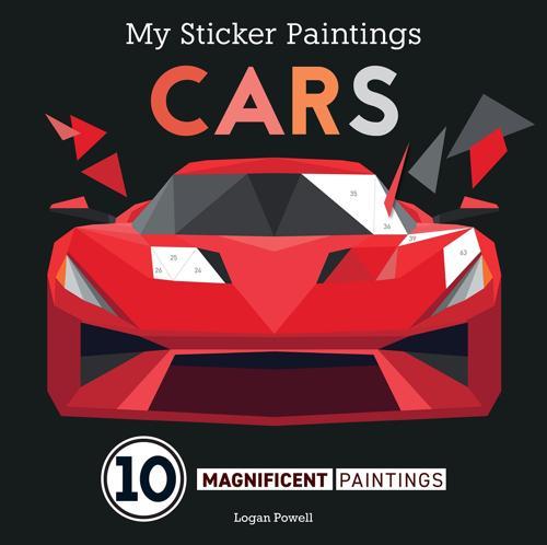 My Sticker Paintings : Cars - Children's Book - by Logan Powell - Paperback