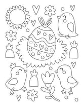 Sweet Easter Coloring Book - Paperback