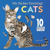 My Sticker Paintings Cats - Children's Book - by Logan Powell - Paperback