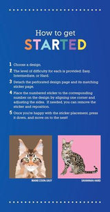 My Sticker Paintings Cats - Children's Book - by Logan Powell - Paperback