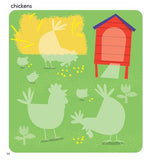 First Fun Sticker Painting Farm Animals - Nature Book - by Edward Miller