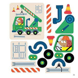 First Fun Sticker Painting Trucks and Tractors - Art Book - by Edward Miller