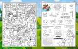 Hidden Picture Puzzles on the Farm - Children's Book - by Liz Ball - Paperback