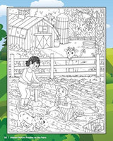 Hidden Picture Puzzles on the Farm - Children's Book - by Liz Ball - Paperback