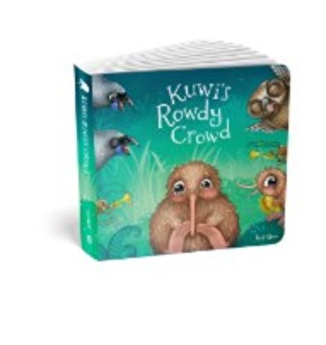 Kuwis Rowdy Crowd Board Book - Children's Book - by Kat Quin - Hardcover