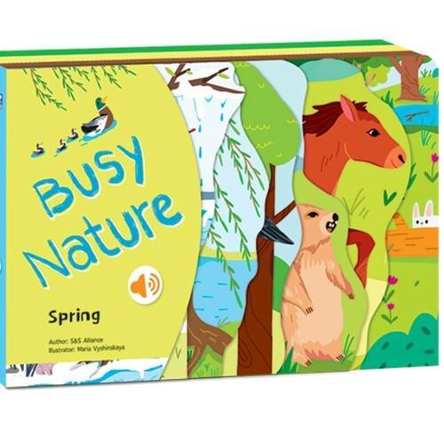 Busy Nature Spring - Nature Book - Hardcover