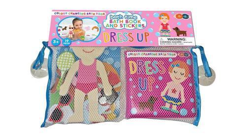 Dress Up Bath Book and Stickers - by Buddy and Barney
