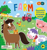 Farm Silicone Sticker Book - by Buddy and Barney - Hardcover