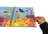 Under the Sea Silicone Sticker Book - by Buddy and Barney - Hardcover