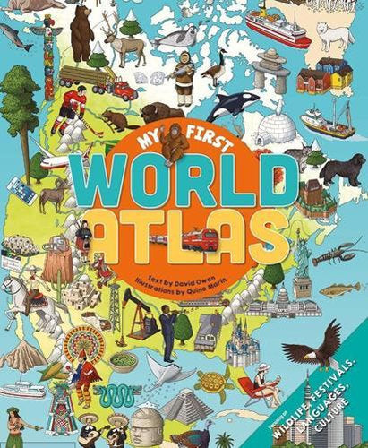My First World Atlas - by David Owen - Hardcover