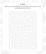 Large Print Brain Game Puzzles Calm - Paperback