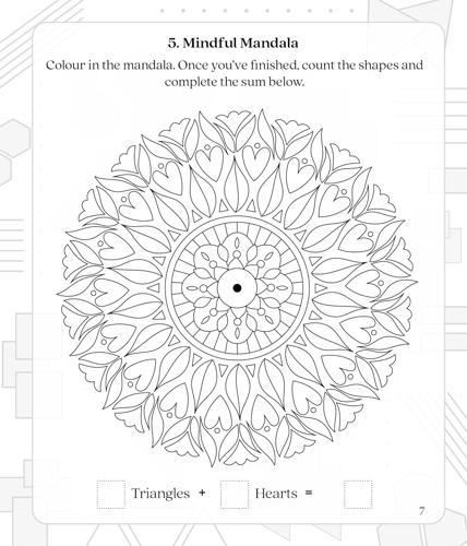 Large Print Brain Game Puzzles Calm - Paperback