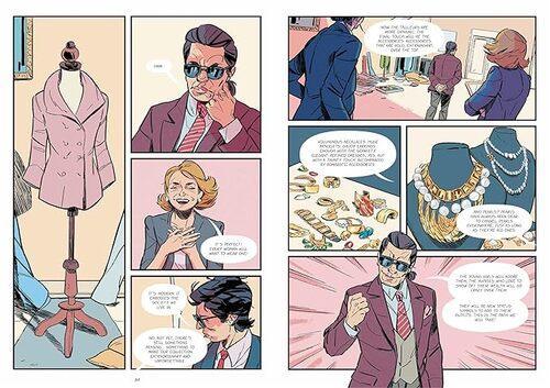 Karl Lagerfeld A Graphic Biography - Biography - by Michele Botton - Hardcover
