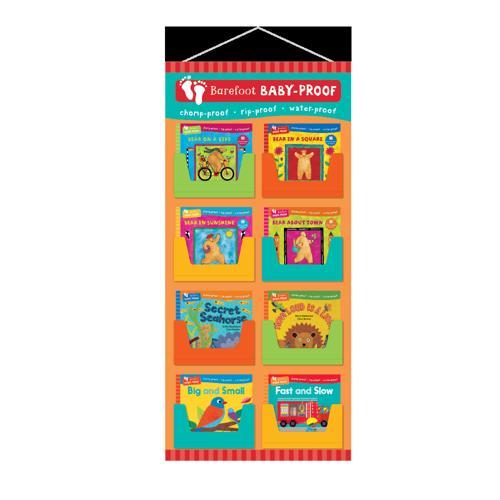 Barefoot Baby Proof 32 Copy Hanging Display Set - Baby Book Set