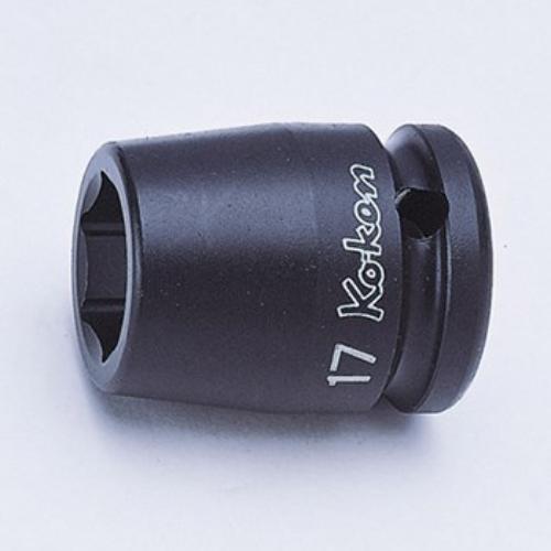 Koken 14400A 1/2" drive impact socket, 6-point, 5/8", made in Japan for durability and optimal torque transmission.