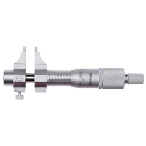 Mitutoyo Caliper Type Inside Micrometer 5-30mm, featuring carbide measuring faces and precise 0.01mm graduations for accurate measurements.