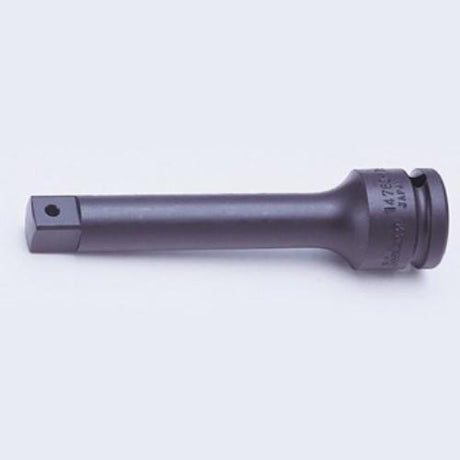 Koken 14760 1/2" drive impact extension, 125mm long, designed for high-torque tasks with pin socket retention.