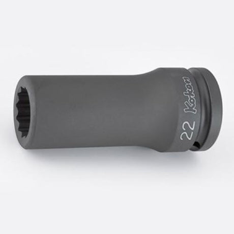 Koken 16305M 19mm 12pt deep impact socket with 3/4" drive, crafted for durability and superior torque transmission.