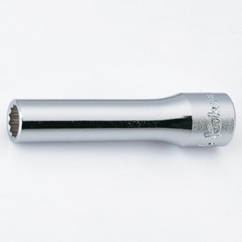 Koken 2305A 12pt Deep Socket for 1/4" drive, crafted from durable chrome molybdenum for optimal torque and reliability.