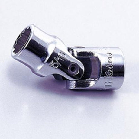 Koken 2445A 12pt Universal Socket, 1/4" drive, made in Japan, featuring durable chrome molybdenum alloy for high torque applications.