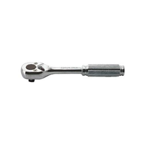 Koken 2753N 1/4" Drive ratchet, compact 115mm, 20-teeth mechanism, durable design for precision in tight spaces.