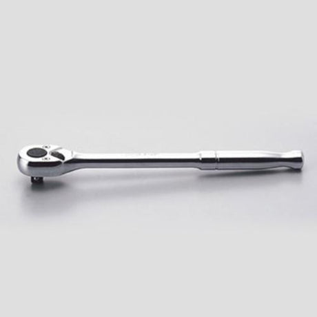 Koken 2753P 1/4" drive ratchet, 160mm long, 20 teeth design for smooth operation and ergonomic grip for comfort.