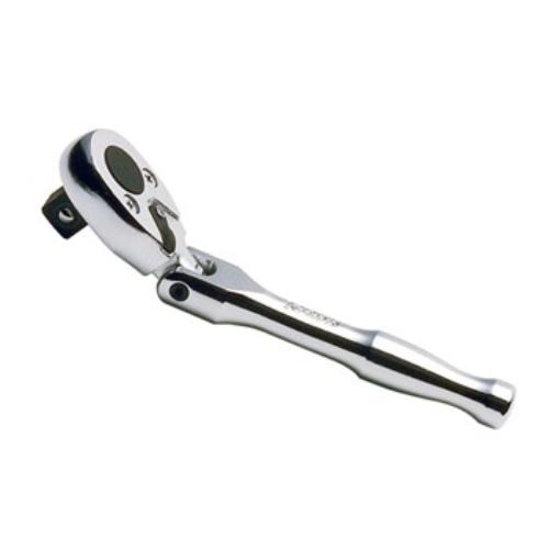 Koken 2774PS-3/8 Flexi Head Ratchet with 24-tooth mechanism for precise adjustments in tight spaces, crafted in Japan.