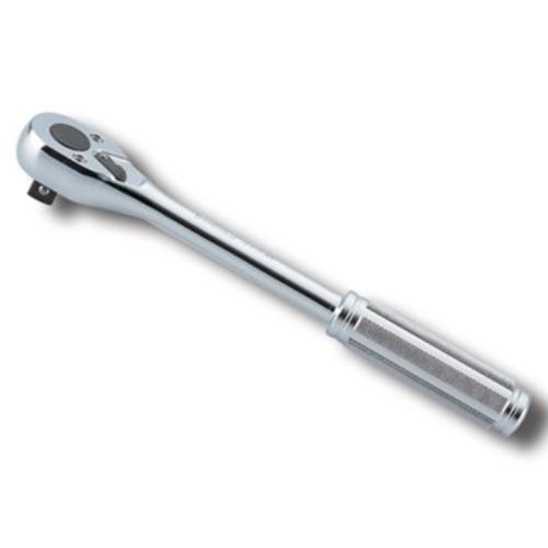 Koken 3753N Ratchet: 200mm 3/8" drive tool with knurled handle, 24 teeth, designed for precision and durability.