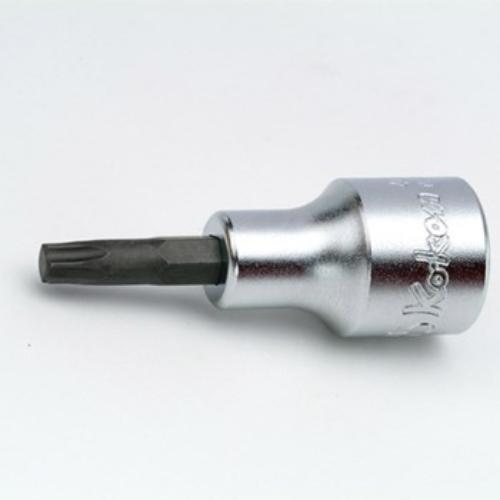 Koken 4025-140 T40 Torx socket 1/2" drive, 140mm, designed for high torque and reduced tool slippage in fastening applications.