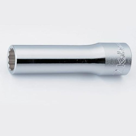 Koken 4305A 1/2" deep socket, 12pt, 3/4" diameter, made in Japan with durable chrome molybdenum alloy for high torque.