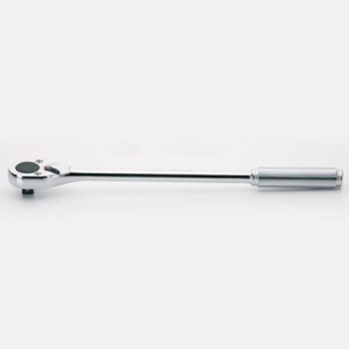 Koken 4749N 1/2" drive ratchet, 380mm long, featuring 24 teeth mechanism and knurled handle for superior grip and leverage.