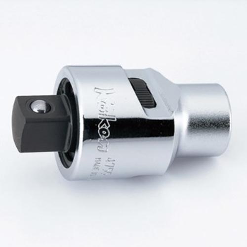 Koken 4755 1/2" drive ratchet adaptor, 65mm, transforms non-ratchet tools for efficient tightening and loosening.