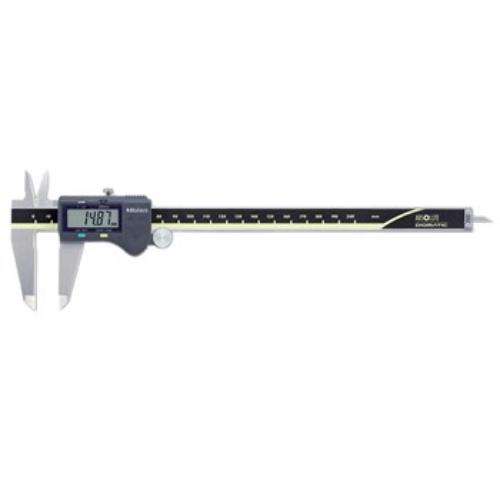 Mitutoyo Digital Caliper 6"/150mm, featuring ABSOLUTE Encoder, large LCD, smooth operation, and data output capability.