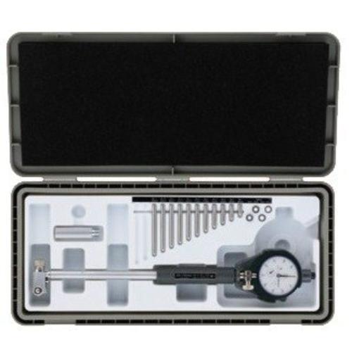 Mitutoyo Bore Gauge 50-150mm with 2046AB Dial Gauge, featuring hollow grip, carbide contact, and precise measurement capabilities.