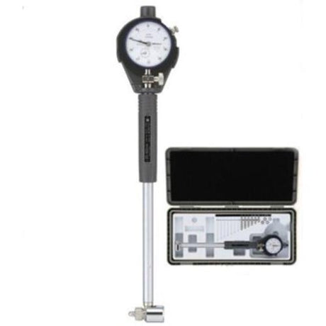 Mitutoyo Bore Gauge 35-60mm with 2109A-10 Dial Gauge, featuring precision measurement and heat-reducing grip.