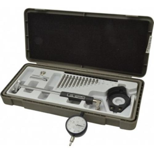 Mitutoyo Bore Gauge 2 - 6" with 2922SB Dial Gauge, featuring an enlarged grip for comfort and precise measurements up to .0005".